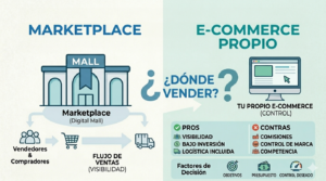 Estrategia de omnicanalidad para e-commerce y tiendas físicas.